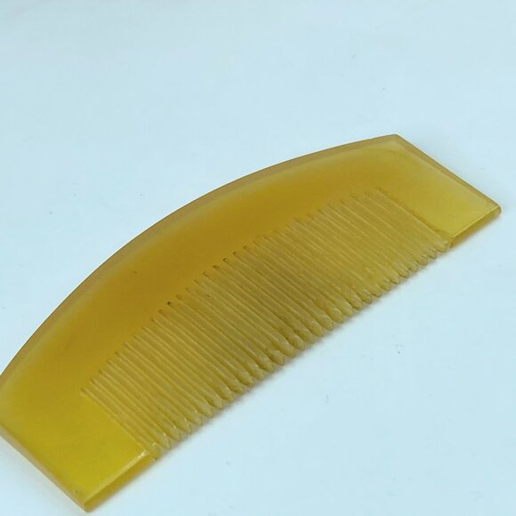 Japanese Amber Celluloid Kushi Kanzashi Hair Ornament GS506 main image 5